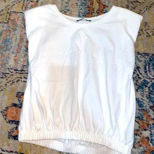 Zara shoulder pad top